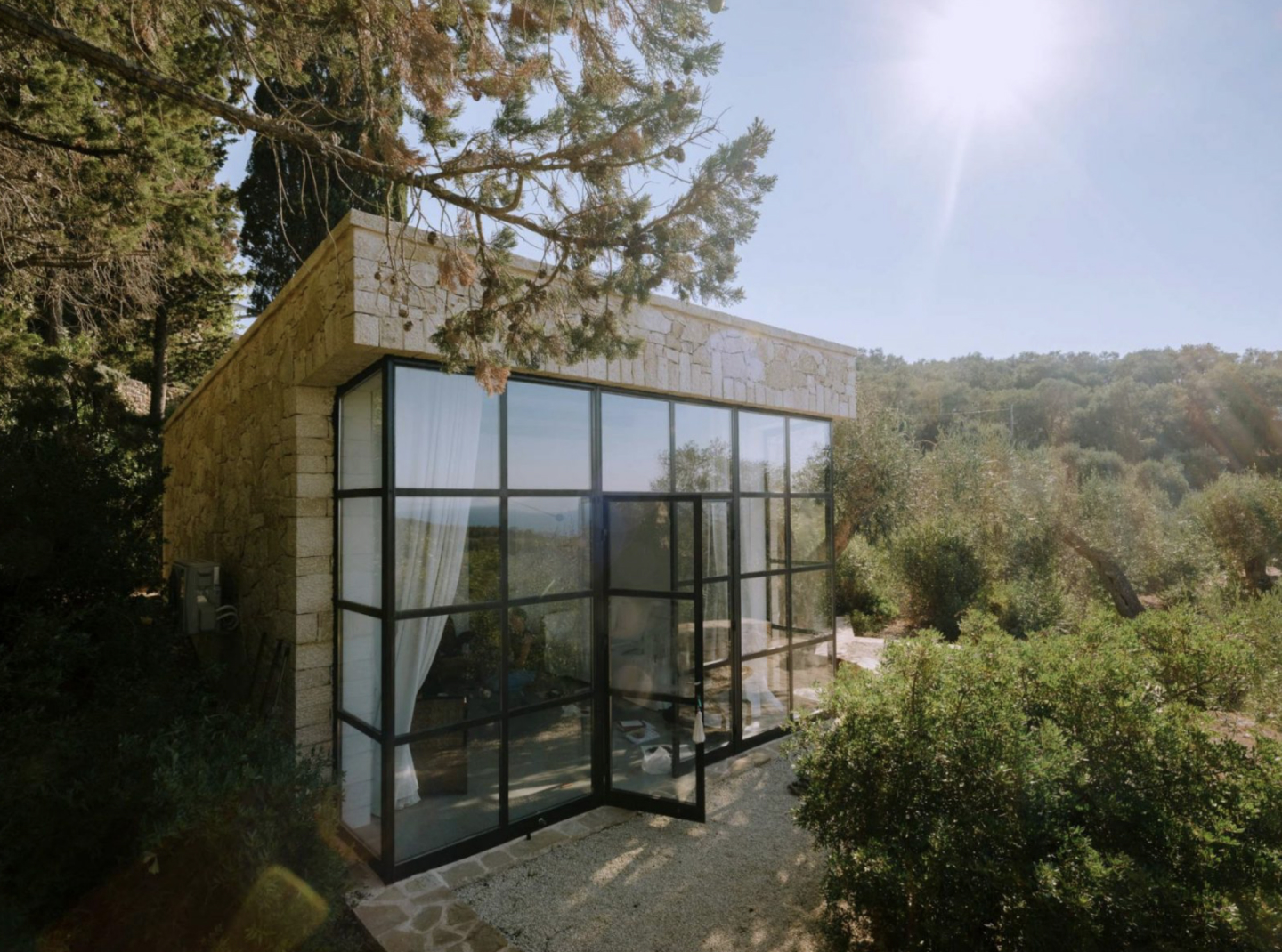 Photo de la verrière de la résidence